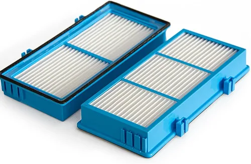 Miniatura 7 de Filtro de repuesto Aer1 para purificadores de aire Holmes AER1, 4 filtros de aire verdaderos + 8 filtros de refuerzo de carbono para piezas de Azul