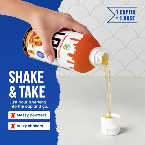 Miniatura 5 de Nutritional Designs LPS Suplemento líquido de colágeno y proteína de suero de leche, bebida sin azúcar, sin OMG, promueve la piel y el cabello