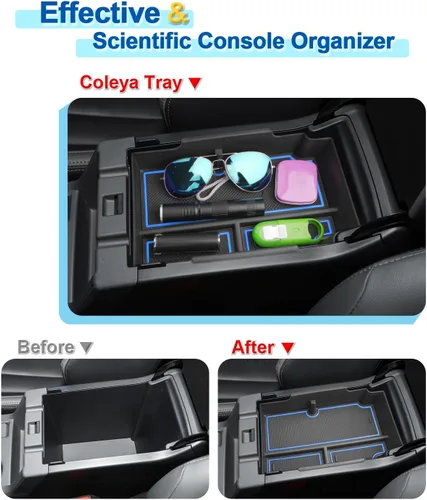 Miniatura 6 de 2024 2025 2026 Organizador de Consola Central para Subaru Crosstrek (Base/Premium/Sport/Limited/Wilderness), Bandeja de Consola para Subaru Azul