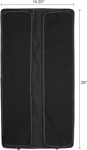 Miniatura 7 de Dickies Rollo organizador grande de llaves inglesas/destornilladores para mecánicos, 23 bolsillos para herramientas, construcción de lona Negro