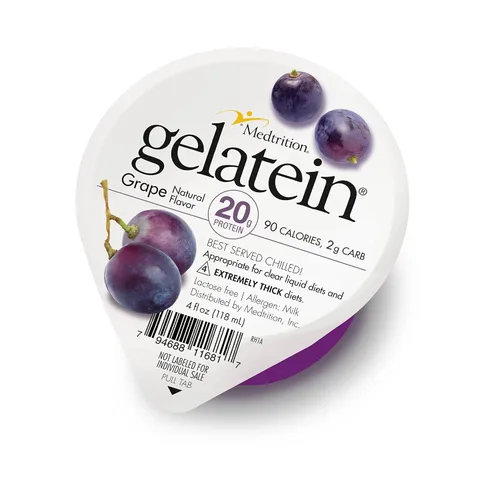 Miniatura 15 de Gelateína Naranja: 0.71 oz de proteína. Sin azúcar. Ideal para dietas de líquidos claros, dificultades para tragar, bariátrica, diálisis