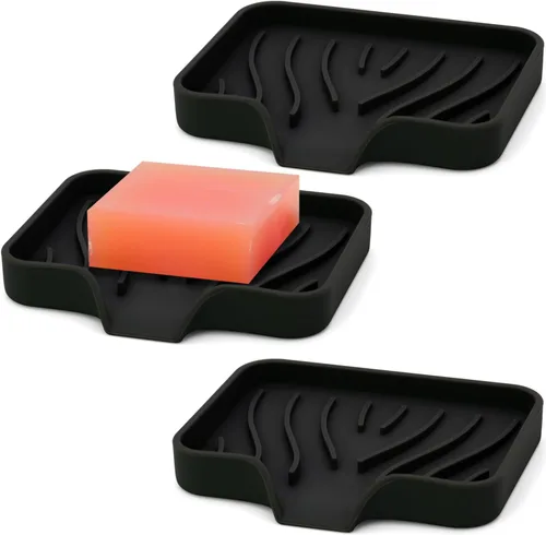Miniatura 14 de AIMAIAIMAI Estuche de viaje para dos barras de champú – Compatible con barras de champú y acondicionador sólido Kitsch, contenedor grande de jabón