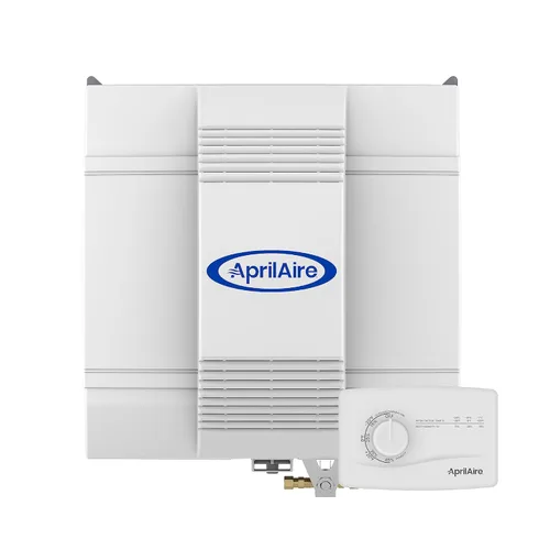 AprilAire 700M Humidificador para toda la casa con ventilador incorporado, control manual, gran capacidad, hasta 5,300 pies cuadrados, 18GPD, gris