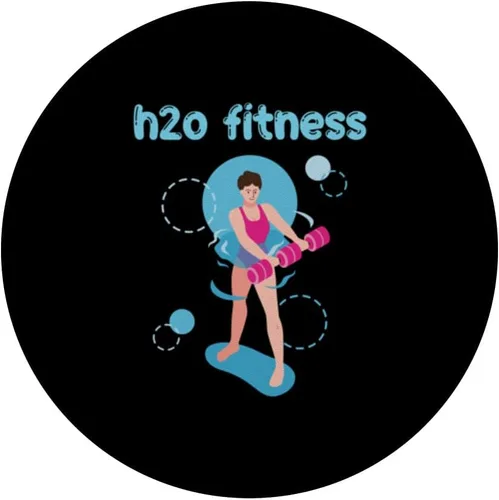 Miniatura 3 de Aeróbic acuático Ejercicio H2O Fitness Waterobics Mujeres PopSockets intercambiables PopGrip