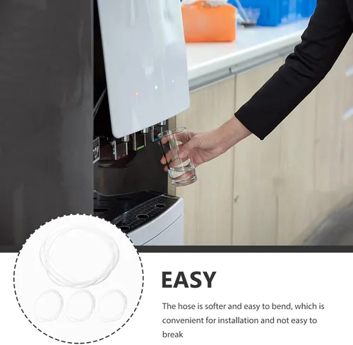 Miniatura 8 de Angoily Tubo de repuesto de manguera de silicona para bomba dispensadora de agua de 39.37 pulgadas, tubo flexible de silicona suave, resistente a