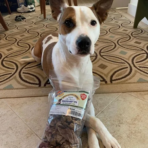Miniatura 8 de Golosinas de carne de res para perros, fabricadas solo en Estados Unidos, puntas de carne de res carnosa y naturales, carne de res americana asada