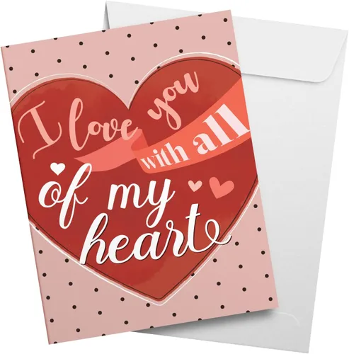 Miniatura 14 de Tarjetas de felicitación y sobres grandes para el día de San Valentín "A Big Hug" – 8.5 x 11 pulgadas, tarjeta de San Valentín de tamaño grande