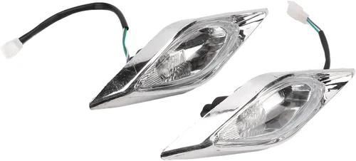 Miniatura 3 de POCREATION Juego de faros delanteros LED ATV, lámpara izquierda y derecha de 3 cables de 12 V para 125 4 ruedas Quad