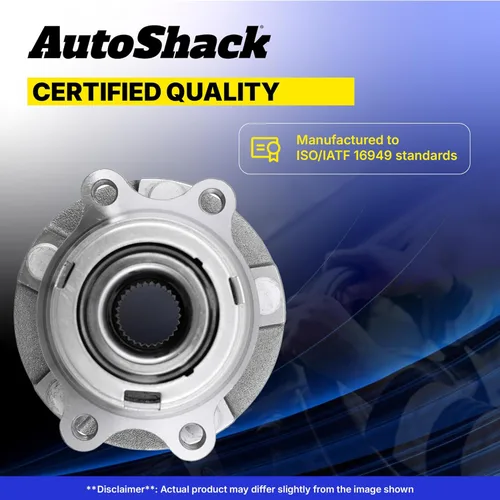 Miniatura 7 de AutoShack - Conjunto de cojinete de cubo de rueda delantera, lado del conductor o del pasajero para Jeep, Cherokee 2014-2023, 4WD AWD FWD L4 2.0L