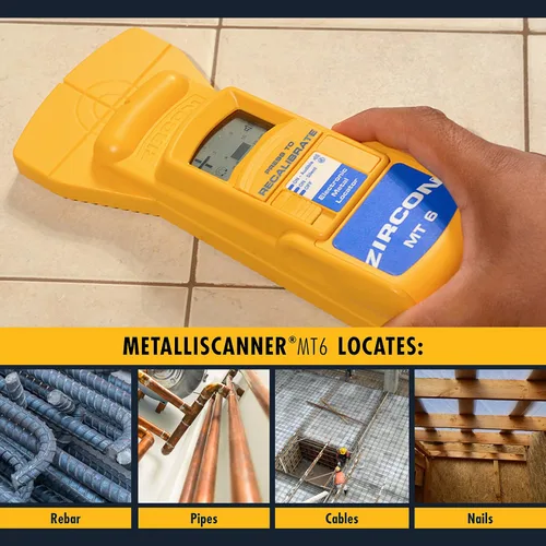 Miniatura 4 de Zircon MetalliScanner MT6 - Detector de metales profesional - Localizador de metales portátil de escaneo profundo para metales ferrosos