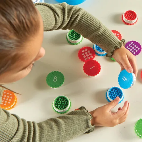 Miniatura 3 de Learning Resources Mini Delicias Numéricas, Reconocimiento de Números, Habilidades de Conteo, Juguetes de Galletas, Habilidades Motoras Finas