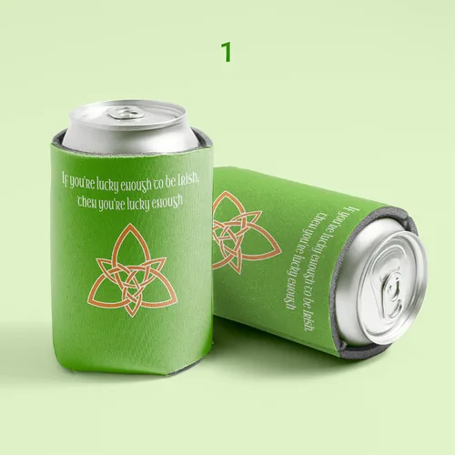 Miniatura 3 de VictoryStore Enfriadores de latas y bebidas, enfriadores de latas del día de San Patricio, enfriadores de latas irlandeses, frases irlandesas, juego