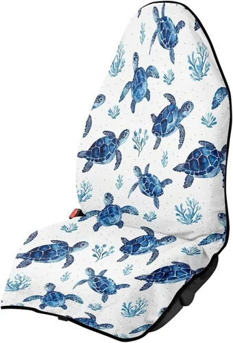 Miniatura 34 de Yewattles Turtle - Protector de toalla impermeable para asiento de automóvil, protector para después de correr, nadar, entrenamiento, Tortuga