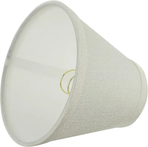 Miniatura 4 de Aspen Creative 32119-2A - Juego de lámparas de araña con clip con forma de imperio pequeño (paquete de 2), diseño de transición en blanco roto