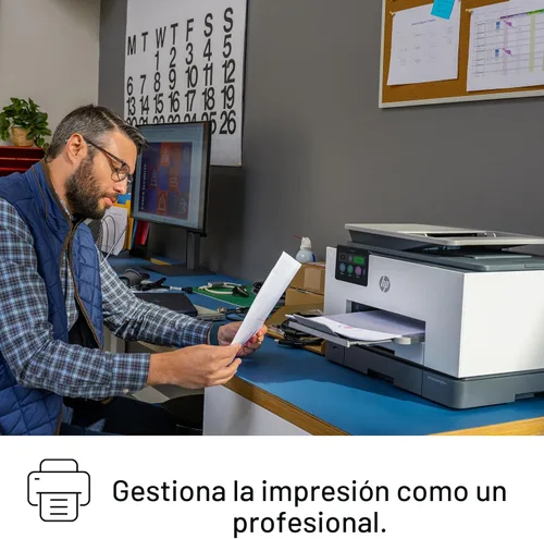 Miniatura 13 de HP OfficeJet Pro 9135e Impresora inalámbrica todo en uno a color por inyección de tinta, imprime, escanea, copia, fax, ADF, impresión a doble cara