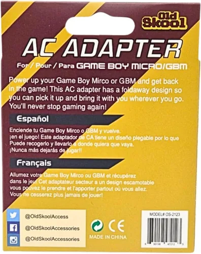 Miniatura 6 de Old Skool Game Boy Micro AC Wall Charger - Game Boy Advance