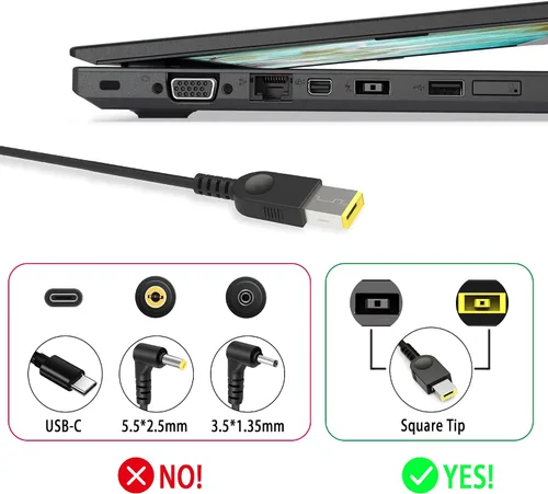 Miniatura 2 de Cargador delgado de 20 V 11.5A 230 W Legion 5 compatible con Legion 5 7 Y540 Y545 Y730 Y740 Y900 Y910 Y7000 Thinkpad P51 P52 P53 P71 P72 P73