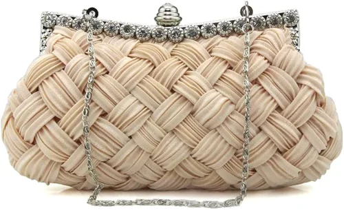 Miniatura 2 de Bolsa de embrague de tejido para cóctel, fiesta, boda, compromiso, noche