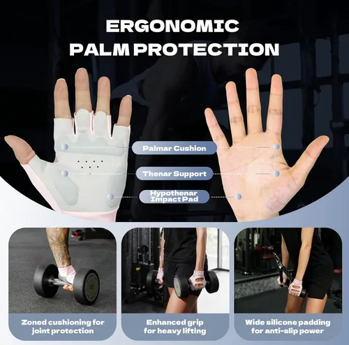 Miniatura 2 de Guantes de entrenamiento COFIT transpirables y antideslizantes, guantes de gimnasio para levantamiento de pesas para hombres y mujeres, agarre 4.