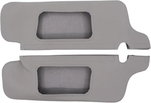 Miniatura 5 de MOTOKU Par de Viseras Solares de Microfibra de Color Beige para el Lado del Conductor Izquierdo y del Pasajero Derecho, Reemplazo para Ford Mustang