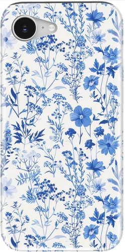 Miniatura 104 de Funda para iPhone 12 Mini, compatible con carga inalámbrica, protección de doble capa con elegante diseño de flores silvestres, silicona suave +