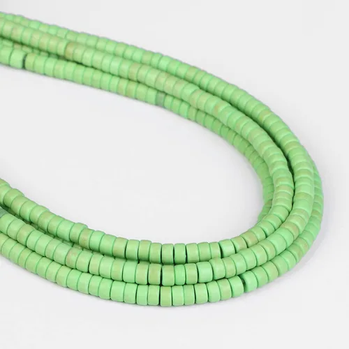 Miniatura 17 de Los granos naturales del espaciador del tubo del grano de Shell de agua dulce teñidos madre de perlas flojas para la fabricación de la joyería, 1