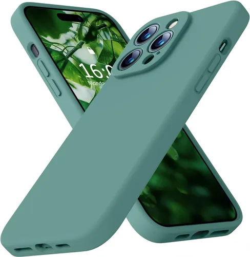Miniatura 39 de Funda compatible con iPhone 13 de 6.1 pulgadas, de silicona líquida premium [forro de microfibra suave antiarañazos], goma de gel, protección Uva