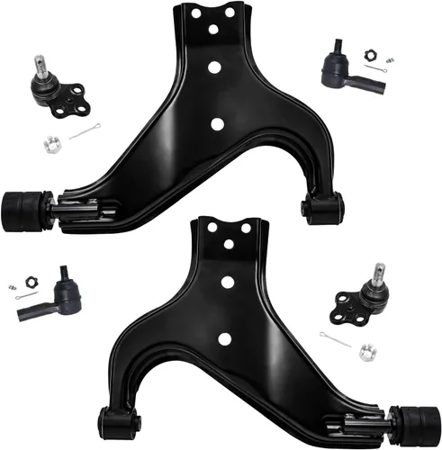 Miniatura 56 de Detroit Axle - Kit de extremo delantero para Chrysler 300 Dodge Charge Challenger 2011-2023, 2 brazos de control inferiores traseros 2 rótulas