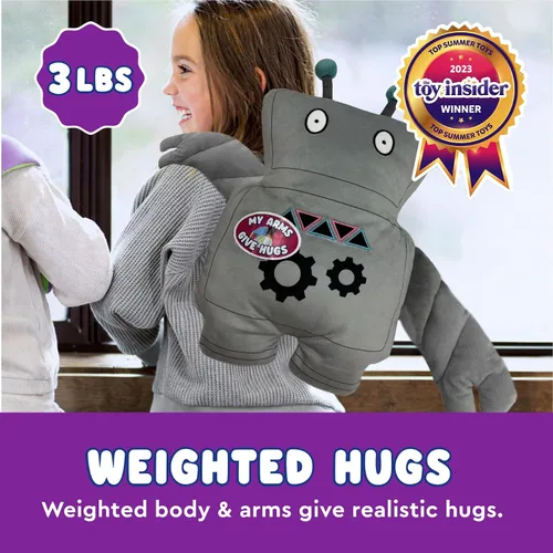 Miniatura 5 de Bumpas Buzzby - Animal de peluche con peso, lavable a máquina, abrazo realista, 3 años en adelante