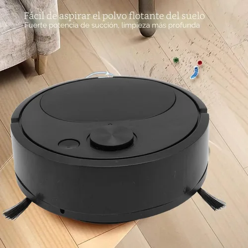 Miniatura 4 de Fdit Robot Aspirador, Mini Automático con Evitación USB de Carga Robot Inteligente para Barrido para Pisos de Madera para Alfombras (Negro)