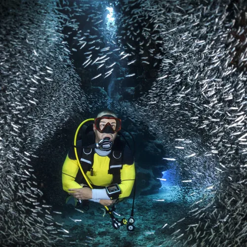 Miniatura 6 de Máscara de buceo Pano 3 para adultos, máscara de esnórquel de vidrio templado, máscara de natación antivaho sin fugas, gafas de natación con Rojo