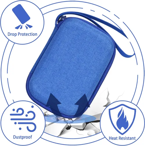 Miniatura 3 de Estuche resistente impermeable para cámara digital Kodak PIXPRO WPZ2, azul, protección para cámara de video impermeable