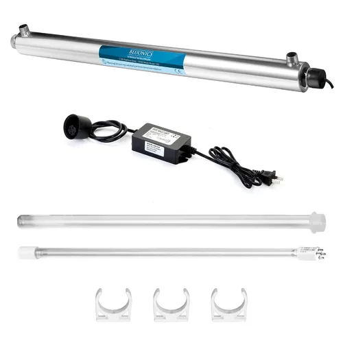 Miniatura 2 de Bluonics Potente sistema de agua para toda la casa y pozo de 55 W UV ultravioleta con sedimentos y CTO de carbono con carcasa azul sólido de 2.5 x