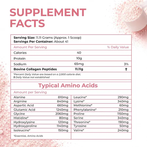 Miniatura 8 de Collagen For Her: Polvo de péptidos de colágeno sin sabor – Suplemento de proteína de colágeno hidrolizado para mujeres Vital para el cabello