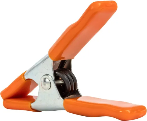 Miniatura 3 de Jorgensen 3201-HT Pony - Abrazadera de resorte, 1 pulgada, platanaranja