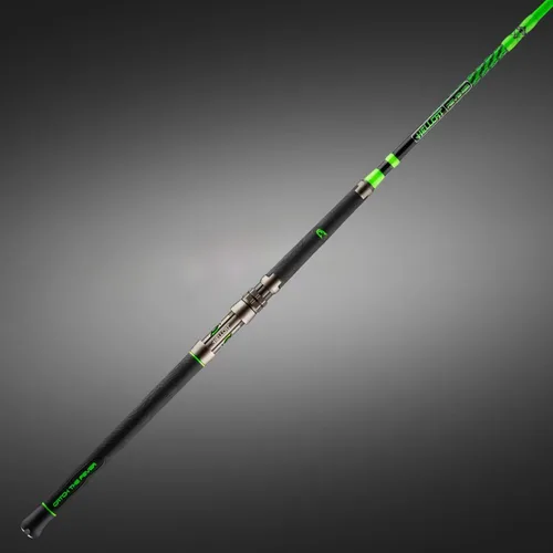 Miniatura 2 de Serie de Cañas de Pesca Green Hellcat Revenge – Cañas de Pesca de Compuesto Duraderas y Ligeras, Empuñadura de Silicona Antideslizante, Asiento