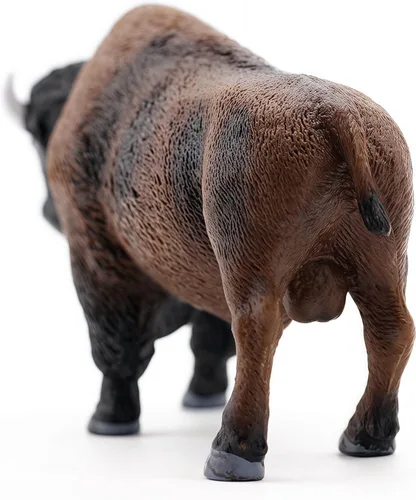 Miniatura 6 de Gemini&Genius Figura de bisonte norteamericano, figura de acción de toro, juguete de juego de vida silvestre para niños, pintado a mano, juguetes