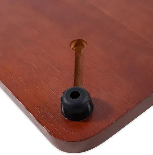 Miniatura 3 de Camco Cubierta para fregadero RV Oak Accents Cuenta con acabado brillante resistente, no tóxico, patas de goma ajustables y mide 13 x 15 pulgadas