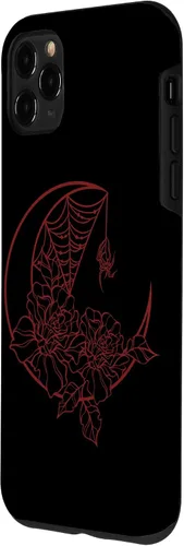Miniatura 2 de Goth Y2K Alt Fairy Grunge Emo Flower Rose Web Spider Moon Case for iPhone 17