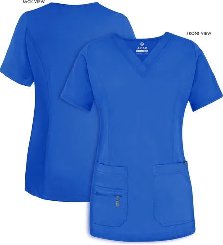 Miniatura 5 de Adar Pro - Ropa quirúrgica para mujer, con cuello en V elevado