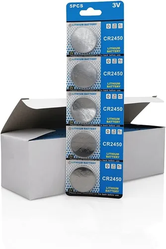 Miniatura 7 de 5 unids/pack CR2450 batería de moneda 550 mAh 3 V CR 2450 pilas de botón ECR2450 KCR2450 5029LC LM2450 3 V batería para llave de coche remoto