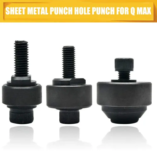 Miniatura 4 de SagaSave Perforadora de chapa metálica de 0.630 in, cortador de agujero hexagonal de metal para fregadero, acero inoxidable, placa de acero, 1 unidad