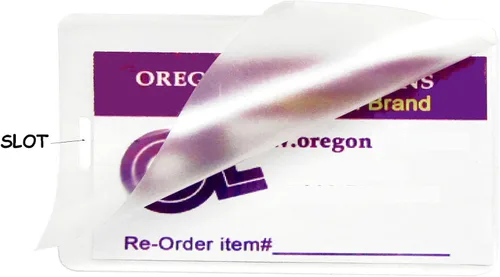 Miniatura 3 de Oregon Lamination Bolsas de laminación activadas por calor de 2-1/2 pulgadas x 4-1/4 pulgadas x 5 mil 2 lados