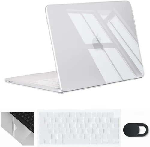 Miniatura 34 de Se7enline Compatible con MacBook Air 2024 de 15 pulgadas M4 M3 M2 A2941/A3114/A3241 Funda rígida para laptop Mac Air 15.3, cubierta protectora