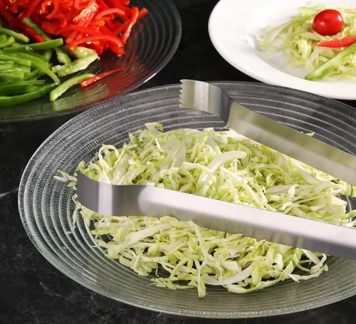 Miniatura 5 de New Star Foodservice Pinzas para pompones, acero inoxidable, 6.5 pulgadas, juego de 6, color plateado