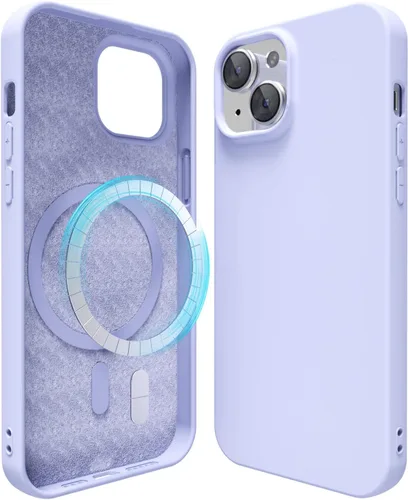 Miniatura 85 de oakxco Funda de silicona para iPhone 12 Pro Max, magnética, compatible con carga inalámbrica Magsafe, cubierta protectora de goma suave y delgada