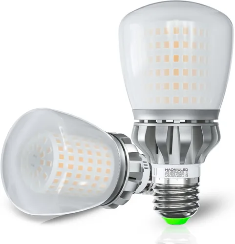Miniatura 8 de Bombillas LED A19, 3670 lúmenes, foco E26, foco LED equivalente a 250 W, foco LED de 6000 K, luz blanca de día fresca no regulable, vida útil de 22