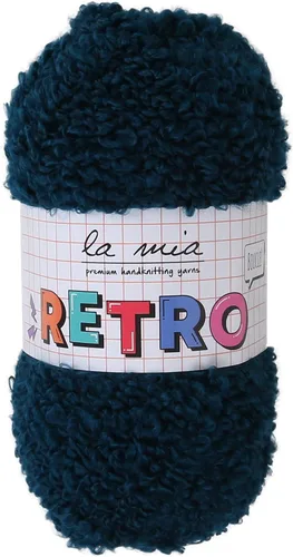Miniatura 8 de 1 Skein La Mia - Ovillo de lana rizado retro esponjoso para tejer y hacer ganchillo, 80% acrílico, 3.53 oz (3.5 onzas) / 328.1 ft (109 yardas)