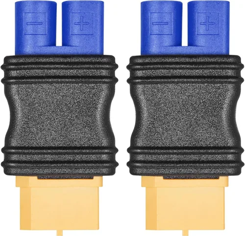 Miniatura 8 de EC3 conector macho a EC5 hembra conector adaptador para RC Lipo batería EC3 a EC5 adaptador (2 unidades)