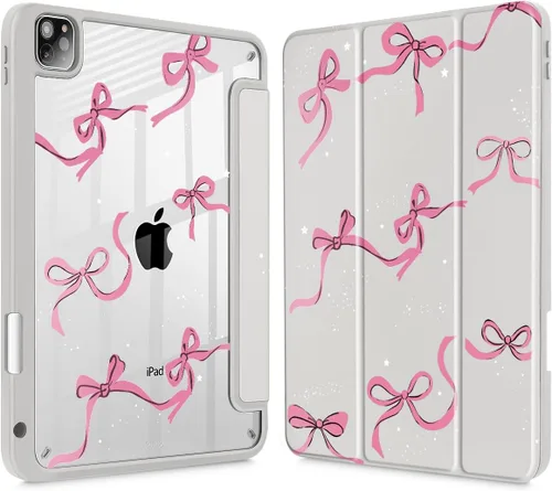 Miniatura 18 de May Chen Funda para iPad Pro de 11 pulgadas M2 de 4ª generación 2022, iPad Pro 11 de 3ª/2ª/1ª generación, Funda con cubierta trasera transparente a
